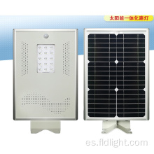 luz solar integrada con panel solar